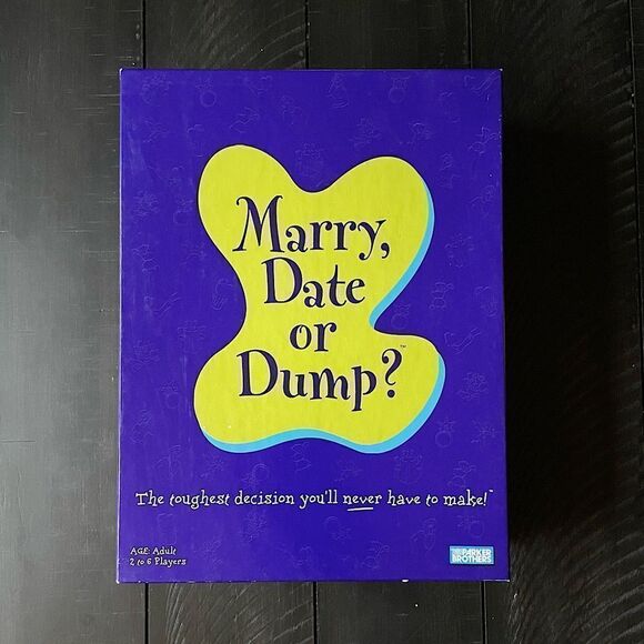 Parker Bros. “Marry, Date or Dump?” 2-6 Player, Adult Party Game. - Picture 1 of 10